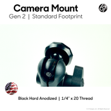 Camera Mount with 1/4”-20 Male Thread