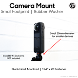 Camera Mount with 1/4”-20 Male Thread