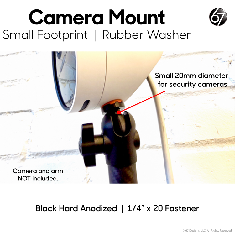 Camera Mount with 1/4”-20 Male Thread