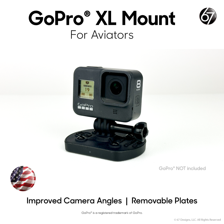 GoPro® XL Camera Mount – 67 Designs