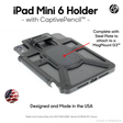 Holder for Apple iPad Mini - with CaptivePencil