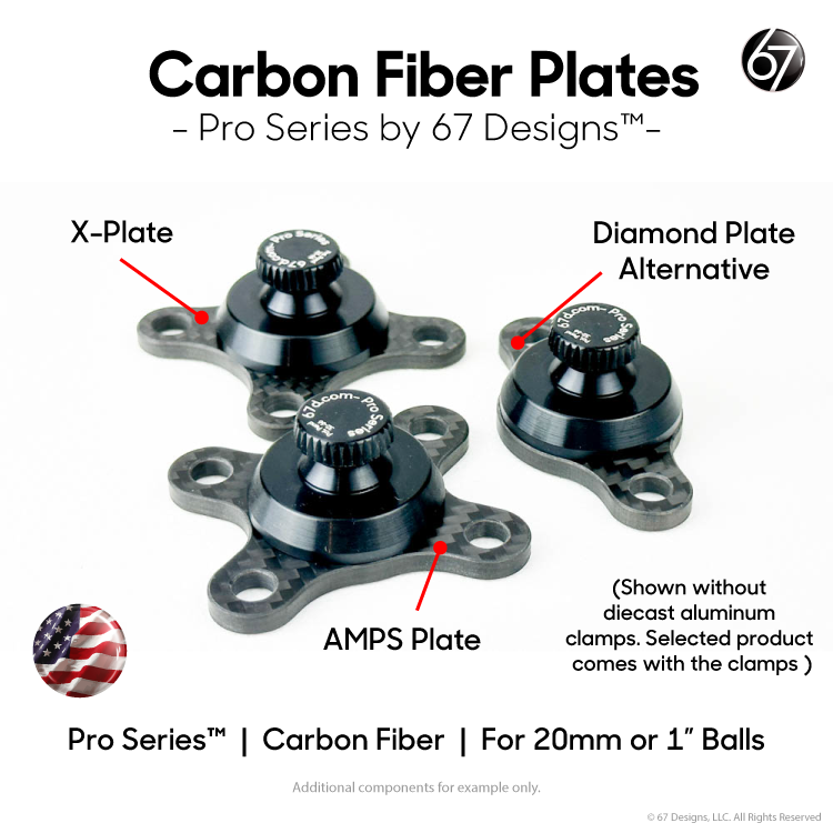 Pro Series Bases™ - AMPS Plate with Clamps