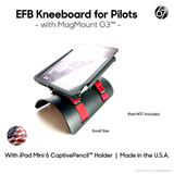 EFB Kneeboard for Pilots with Holder for Apple iPad Mini 6 - with CaptivePencil™