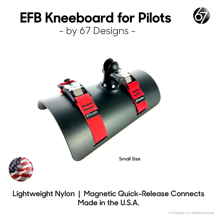 EFB Kneeboard for Pilots with Holder for Apple iPad Mini 6 - with CaptivePencil™