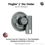 Suction Cup G4 - 1" Maglite Holder and Packs