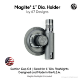 Suction Cup G4 - 1" Maglite Holder and Packs