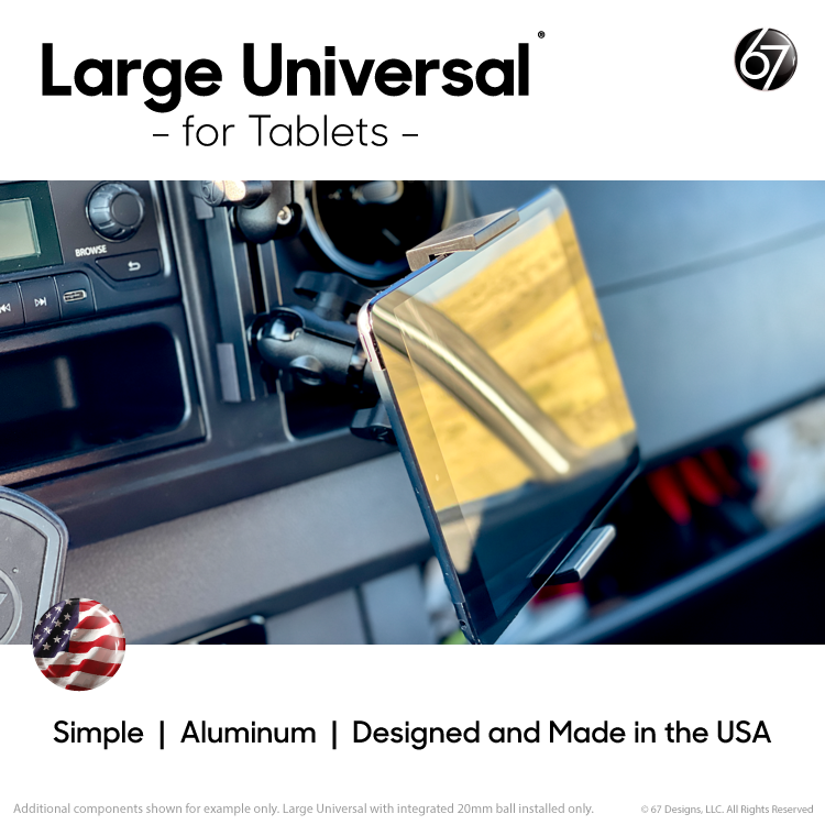 Universal Tablet Holder - Black – 67 Designs