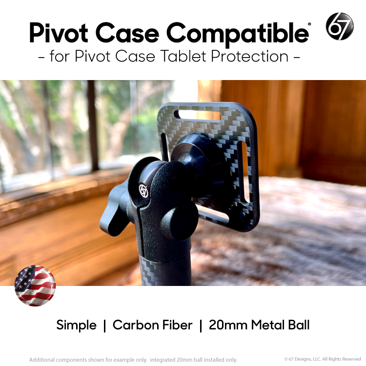 Pivot Case Adapter with 20mm Ball