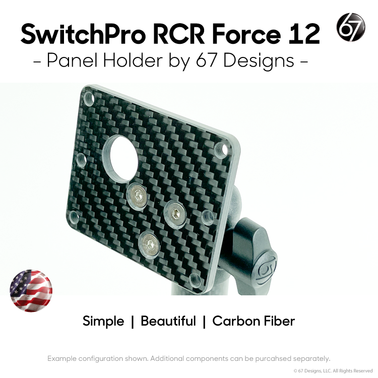 SwitchPro-RCR Force™ 12 Switch Panel Holder – 67 Designs