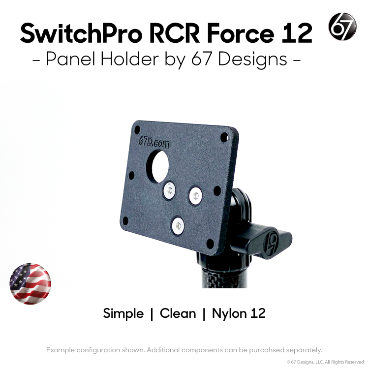 SwitchPro-RCR Force™ 12 Switch Panel Holder – 67 Designs